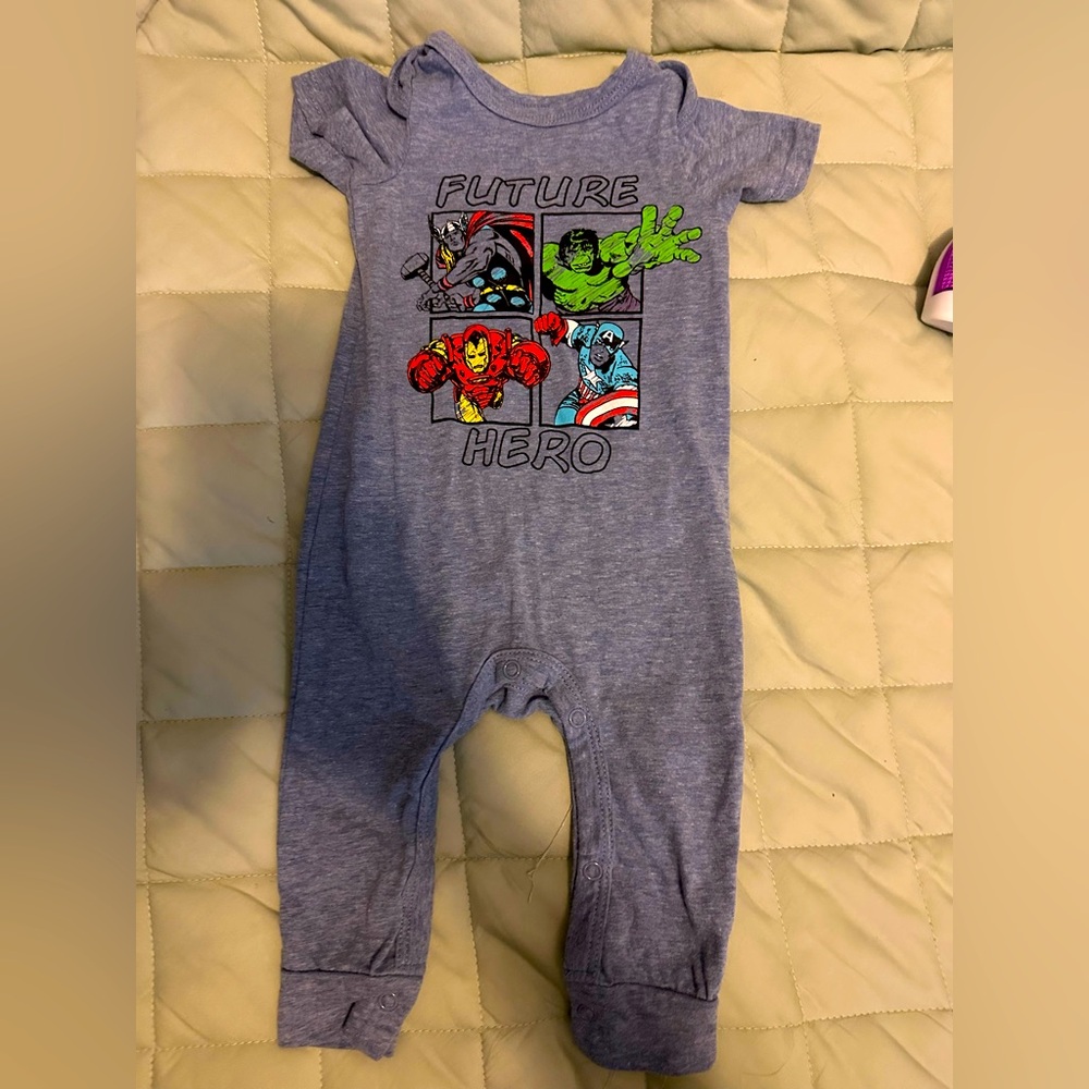 Marvel short sleeve bodysuit